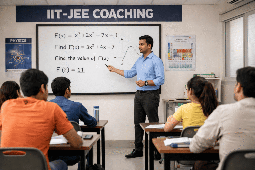 #Classroom-at-IIT-JEE coaching-centre